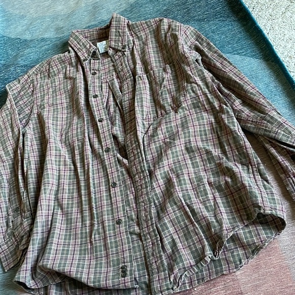 Field Gear Vintage Cotton Fall Plaid Button-Up Shirt - Picture 12 of 12